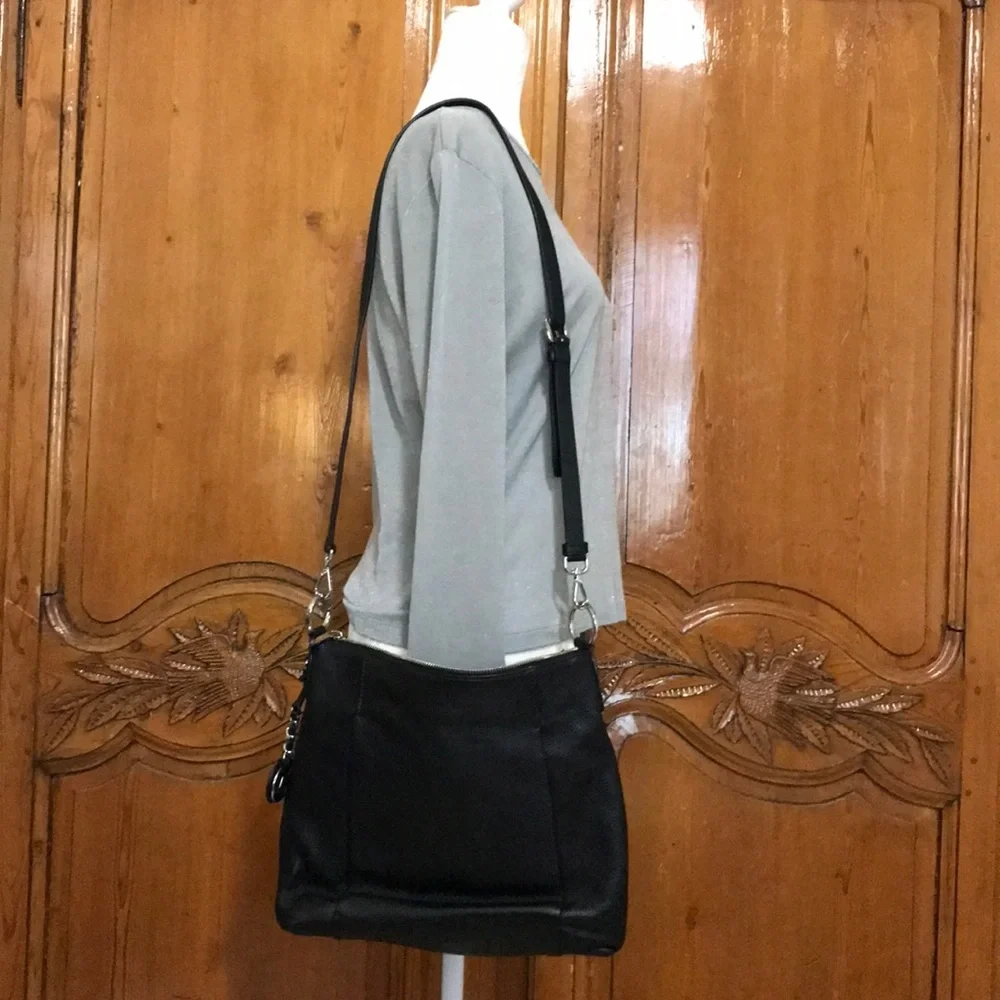 Michael Kors Black Leather Tote Bag